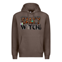 Coffee salty witch Premium Hoodie - CowhideDigitalArt