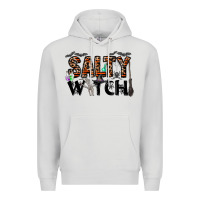 Dove Grey salty witch Premium Hoodie - CowhideDigitalArt