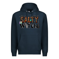 Navy salty witch Premium Hoodie - CowhideDigitalArt