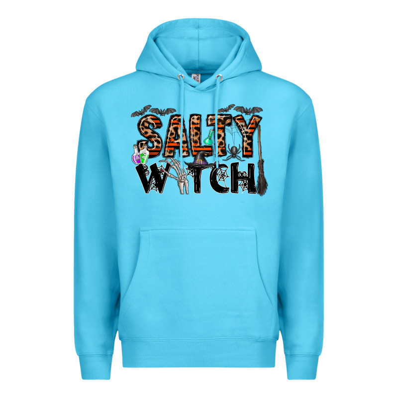 Salty Witch Premium Hoodie by CowhideDigitalArt | Teevron