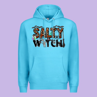 Salty Witch Premium Hoodie Designed By Cowhidedigitalart
