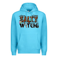 Ocean Blue salty witch Premium Hoodie - CowhideDigitalArt