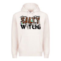 Pale Pink salty witch Premium Hoodie - CowhideDigitalArt