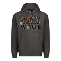 Smoke salty witch Premium Hoodie - CowhideDigitalArt