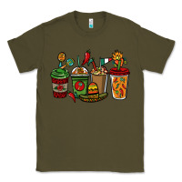 Army Green Mexican coffee cups Mexico Classic Tee - HowdyJamesFarm