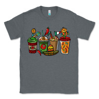 Charcoal Heather Mexican coffee cups Mexico Classic Tee - HowdyJamesFarm
