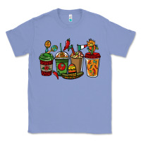 Colony Blue Mexican coffee cups Mexico Classic Tee - HowdyJamesFarm