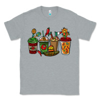 Heather Grey Mexican coffee cups Mexico Classic Tee - HowdyJamesFarm