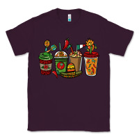 Plum Mexican coffee cups Mexico Classic Tee - HowdyJamesFarm