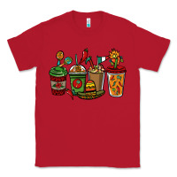 Red Mexican coffee cups Mexico Classic Tee - HowdyJamesFarm
