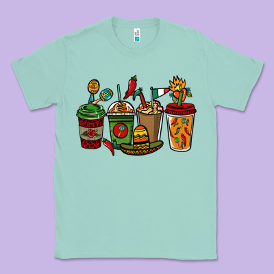 Mexican Coffee Cups Mexico Classic Tee Designed By Howdyjamesfarm