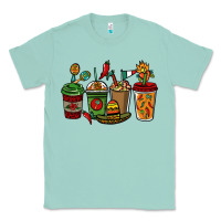 Seafoam Mexican coffee cups Mexico Classic Tee - HowdyJamesFarm