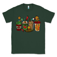 Sports Green Mexican coffee cups Mexico Classic Tee - HowdyJamesFarm