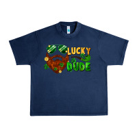 Navy lucky dude saint patrick's bearded man Urban Heavy Tee - FaDigitalArtStudio