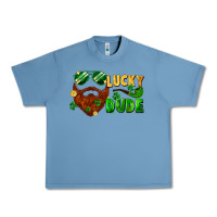Pebble Blue lucky dude saint patrick's bearded man Urban Heavy Tee - FaDigitalArtStudio