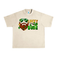 Sandshell lucky dude saint patrick's bearded man Urban Heavy Tee - FaDigitalArtStudio