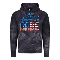 Cloud Black All American Babe Vintage Hoodie - LillyAllenDesigns