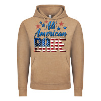 Vintage Coffee All American Babe Vintage Hoodie - LillyAllenDesigns