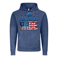 Vintage Denim All American Babe Vintage Hoodie - LillyAllenDesigns
