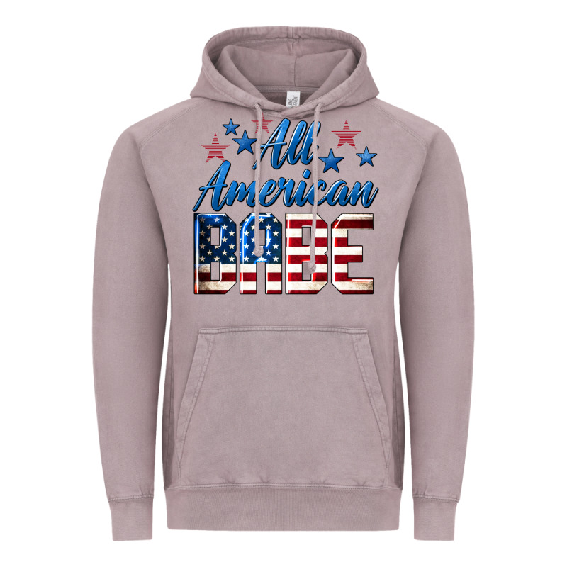 All American Babe Vintage Hoodie by LillyAllenDesigns | Teevron