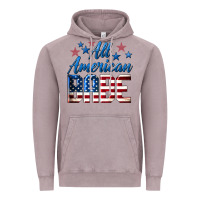 Vintage Zinc All American Babe Vintage Hoodie - LillyAllenDesigns