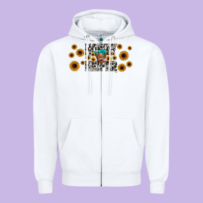 Howdy Heifer Zipper Hoodie Designed By Jahusdesignshop