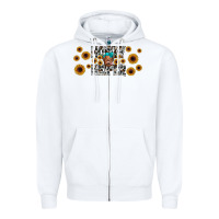 White howdy heifer Zipper Hoodie - JahusDesignShop