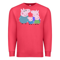 Cardinal peppa pig family Premium Sweatshirt - artisFamous