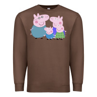 Chestnut peppa pig family Premium Sweatshirt - artisFamous