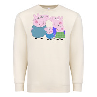 Sandshell peppa pig family Premium Sweatshirt - artisFamous
