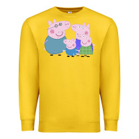 Lemon peppa pig family Premium Sweatshirt - artisFamous