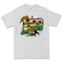 Dove Grey Connecticut State Map Premium Tee - RanaPortraitStore