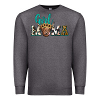 Charcoal Heather girl mama Premium Sweatshirt - JahusDesignShop