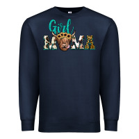 Navy girl mama Premium Sweatshirt - JahusDesignShop