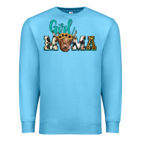 Ocean Blue girl mama Premium Sweatshirt - JahusDesignShop