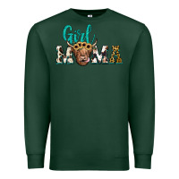 Sports Green girl mama Premium Sweatshirt - JahusDesignShop
