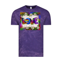 Cloud Purple Western Love LGBTQ Tumbler Vintage Tee - BundleAndBundleShop