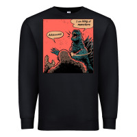 Black i am king of monsters Premium Sweatshirt - artisFamous