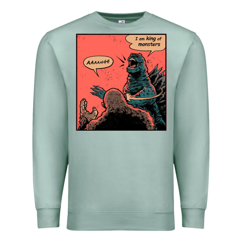 I Am King Of Monsters Premium Sweatshirt by artisFamous | Teevron