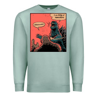Seafoam i am king of monsters Premium Sweatshirt - artisFamous