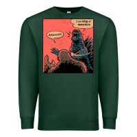 Sports Green i am king of monsters Premium Sweatshirt - artisFamous