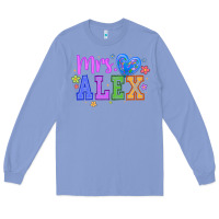 Colony Blue mrs Long Sleeve Tee - CowhideDigitalArt
