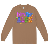 Toasted Coconut mrs Long Sleeve Tee - CowhideDigitalArt