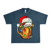 Midnight Navy christmas beer Urban Heavy Tee - FaDigitalArtStudio