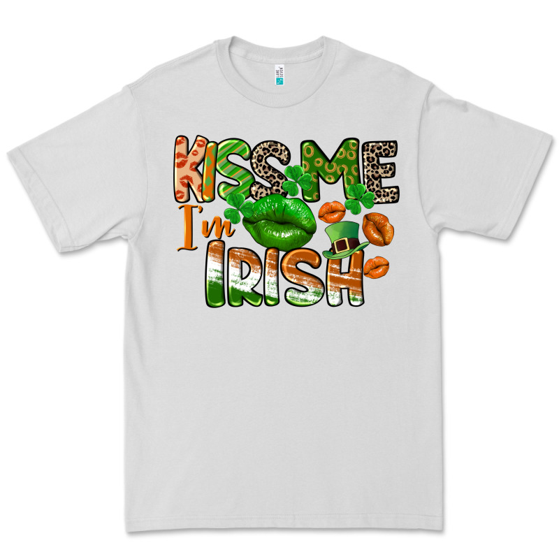 Kiss Me I Am Irish St. Patrick's Day Premium Tee by CowGirlArtShop | Teevron