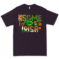 Plum Kiss me i am irish St. Patrick's Day Premium Tee - CowGirlArtShop