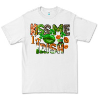 White Kiss me i am irish St. Patrick's Day Premium Tee - CowGirlArtShop