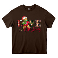 Chocolate Brown love christmas gingerbread Heavy Core Tee - CowGirlArtShop