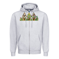 Heather Grey cactus cowhide serape Zipper Hoodie - JahusDesignShop