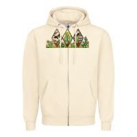 Sandshell cactus cowhide serape Zipper Hoodie - JahusDesignShop